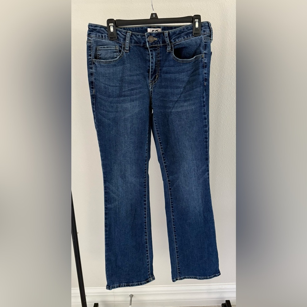 SO Women's Dark Blue Bootcut Jeans